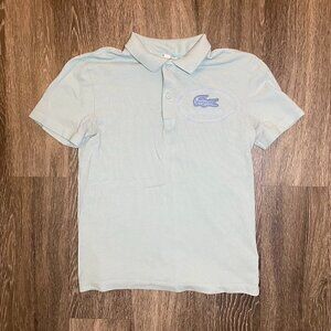 Lacoste Blue Polo Shirt Classic Design Cotton Blend